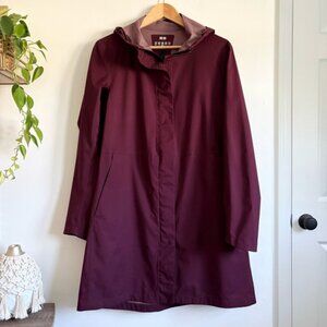 Uniqlo Rain Jacket in Dark Purple